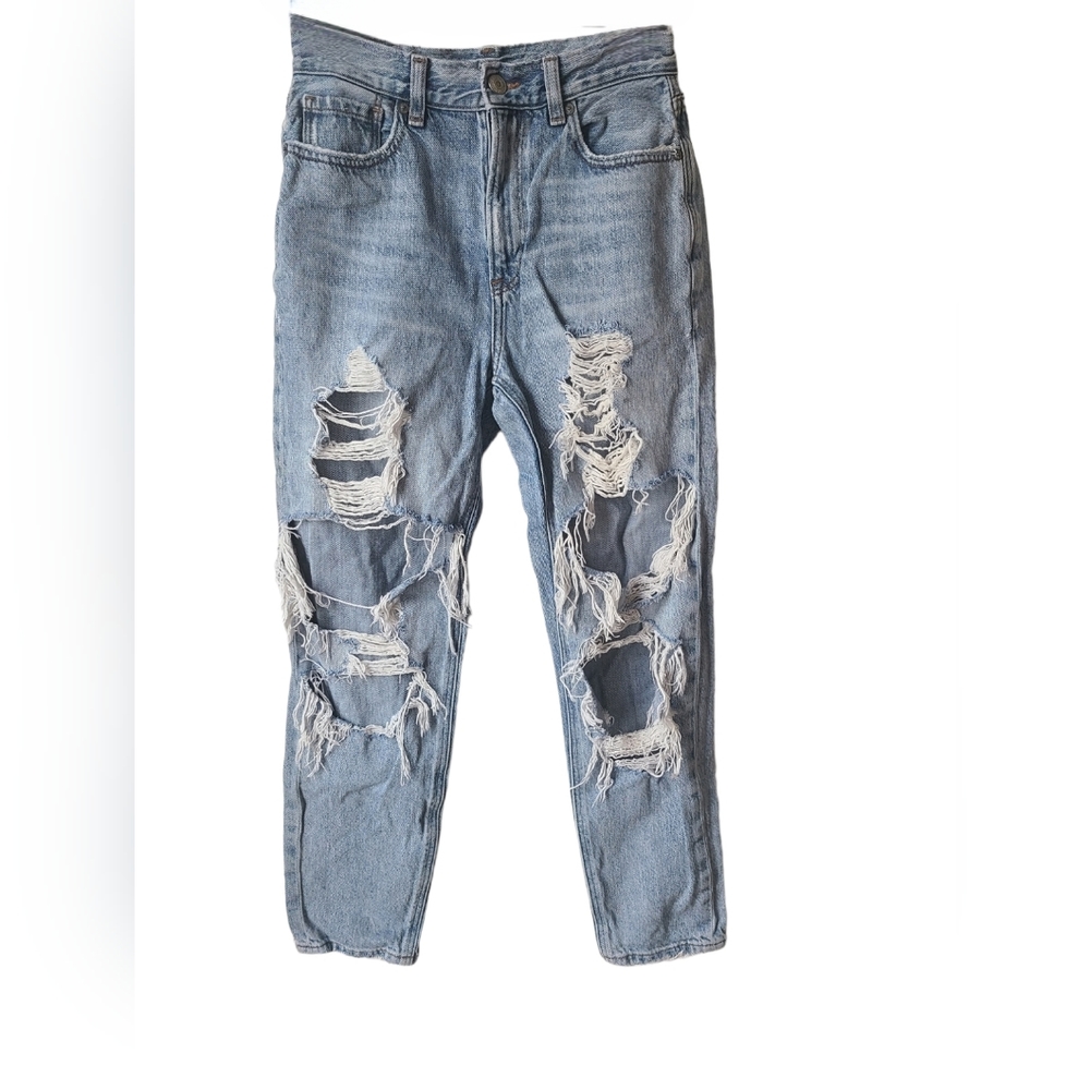 American Eagle Ripped Mom Jean - Picture 4 of 9
